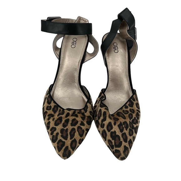 Cato Brown Leopard Print Pointed Toe Heels Size 11 W Women’s - Picture 5 of 10